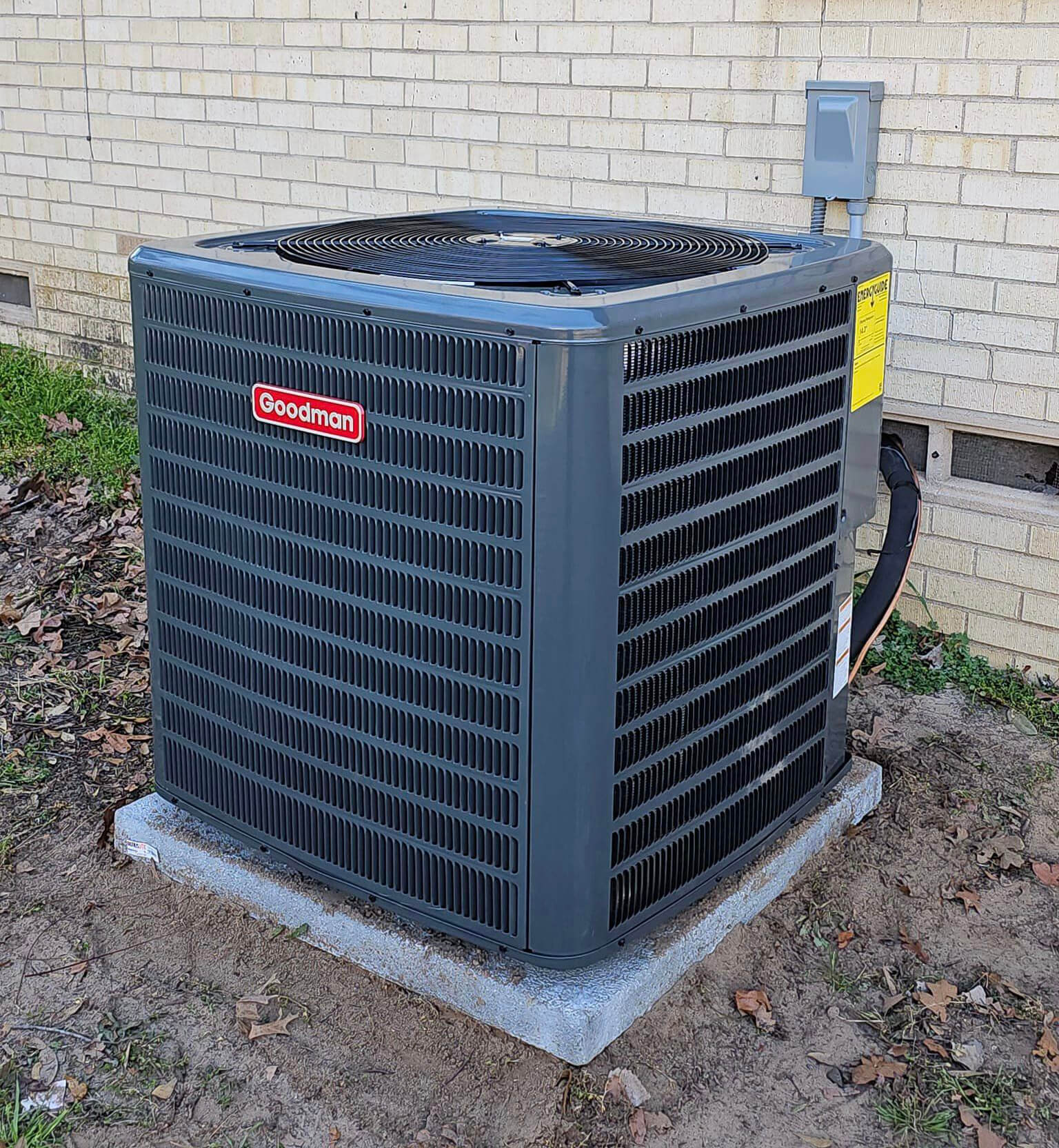 New HVAC installation by Sloan Heat and Air in Athens TX